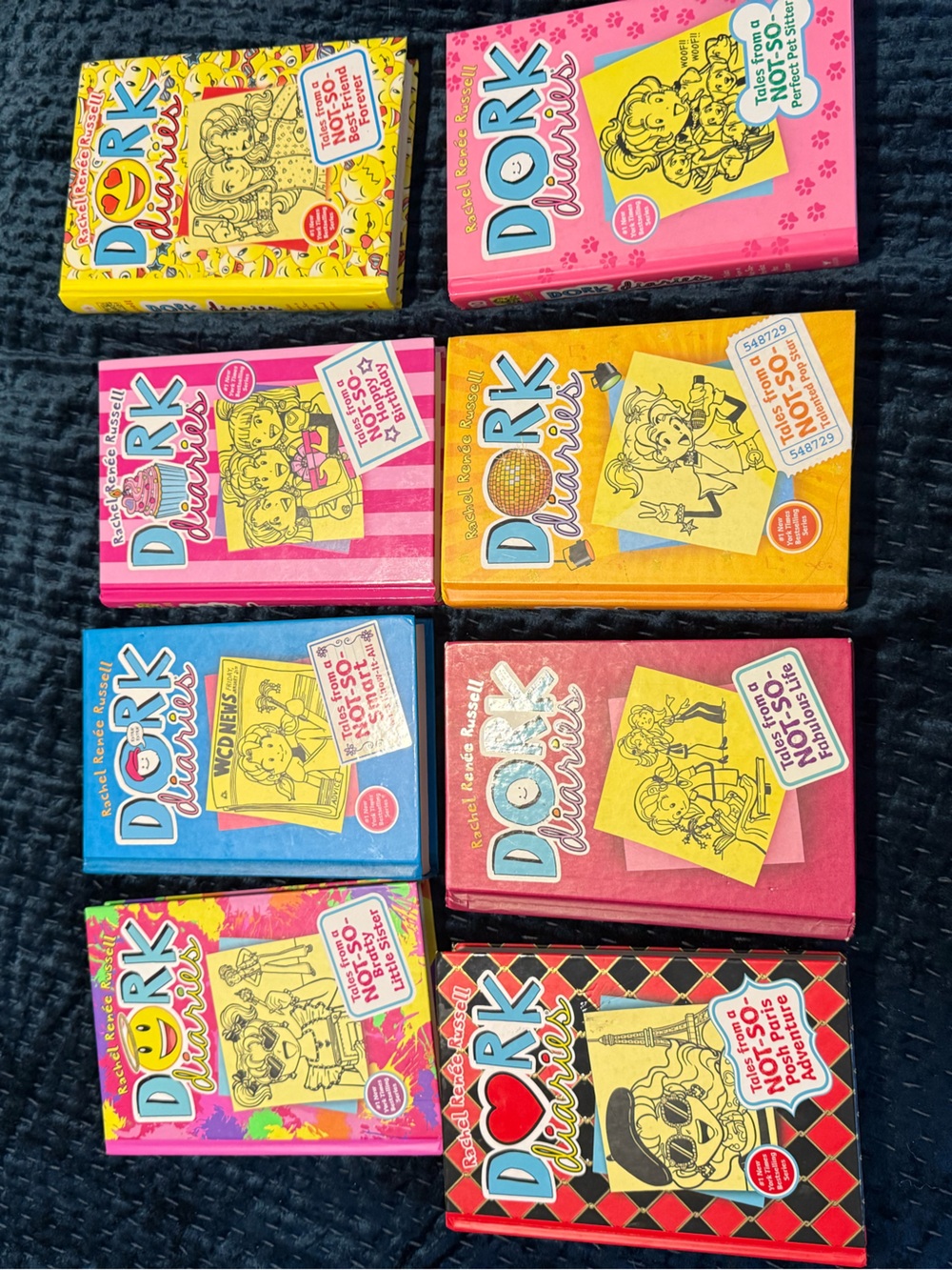 Dork Diaries Book Set of 8